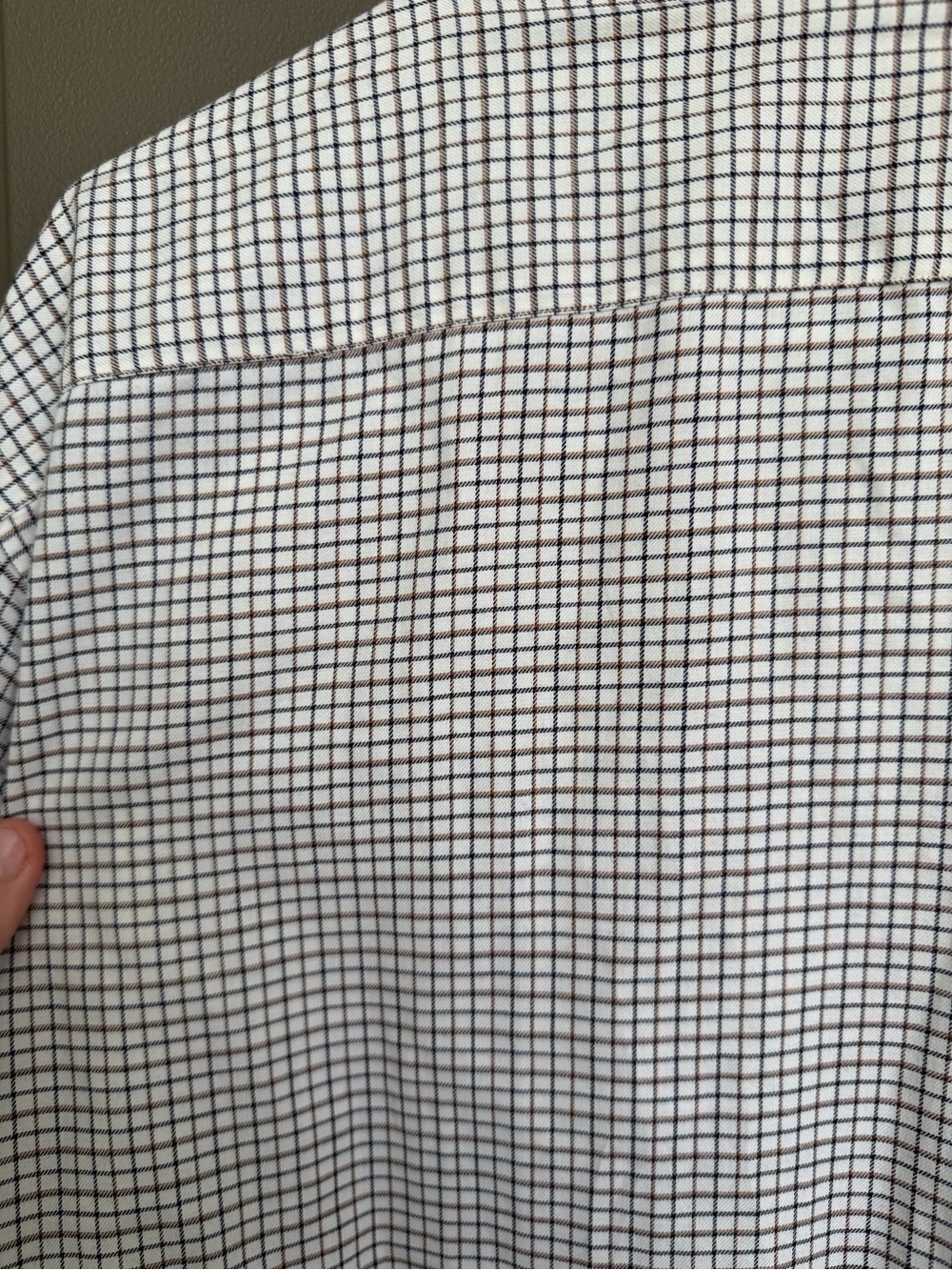 Polo Ralph Lauren Ellington Button Down Shirt Mens Large Checkered 100% Cotton - Picture 3 of 8